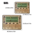 thumbnail image 3 of 2025 Football Dice Board Game Football Dice Game Wooden Board Game Fun Wooden Tabletop Football Game Dice Football Dice Tray For Family Game Night Game, 3 of 9