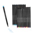 thumbnail image 1 of 24 Fineliner Color Pens Set, Fine Line Colored Sketch Writing Drawing Pens for Journal Planner Note Taking and Coloring Book, Porous Fine Point Pens Markers, Great for Art Crafts Scrapbooks, 1 of 6