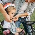 thumbnail image 5 of Bicycle Child Seat Cushion Bike Rear Seat Saddle With Back Rest Handle Armrest Footrest Universal Children Safety Carrier Seats, 5 of 5