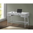 thumbnail image 2 of Coaster Mugga Mid-Century Modern 3-Drawer Wood Writing Desk in White, 2 of 2