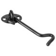 thumbnail image 1 of Fyydes Window Latch,Household Stainless Steel Door Window Latch Hook Cabin Hooks Kit Hardware Accessory Black,Window Hook Latch, 1 of 11