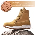 thumbnail image 2 of Bottes de Randonnée pour Hommes Légères Antidérapantes Randonnée Camping Décontractées Bottillon Cheville Extérieur Confortable Botte de Travail, 2 of 6