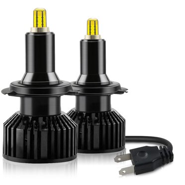 Amdohai Phares à DEL pour Voiture Ampoules Lumière de Conduite Phare Lampe Auto à 360 Degrés Faisceau Réglable Luminosité Ultra, Vision de Conduite Plus Grand
