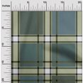 thumbnail image 1 of oneOone Georgette Viscose Fabric Tartan Check Print Fabric By The Yard 42 Inch Wide, 1 of 4