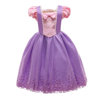 HAWEE Princess Dress up Birthday Party Yellow Costume for Toddler Girls