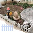 thumbnail image 4 of Garden Fence PVC White Small Decorative Border for Flower Beds, Lawn Edging, Easy Assembly for Yard and Home, 4 of 6