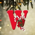 thumbnail image 1 of Vaidha 26 Letters Christmas Tree Decoration Pendant Christmas Tree Ornaments Personalized DIY Christmas Ornaments Christmas Decoration Xmas Tree Hanging Decor, 1 of 3