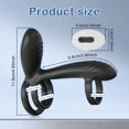 thumbnail image 5 of Xbonp Vibrating Penis Ring with 10 vibration modes & 10 swing modes, 5 of 5