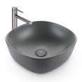 thumbnail image 1 of Aquaterior Bathroom Countertop Ceramic Vessel Sink Single Handle Tall Faucet Kit, 1 of 7