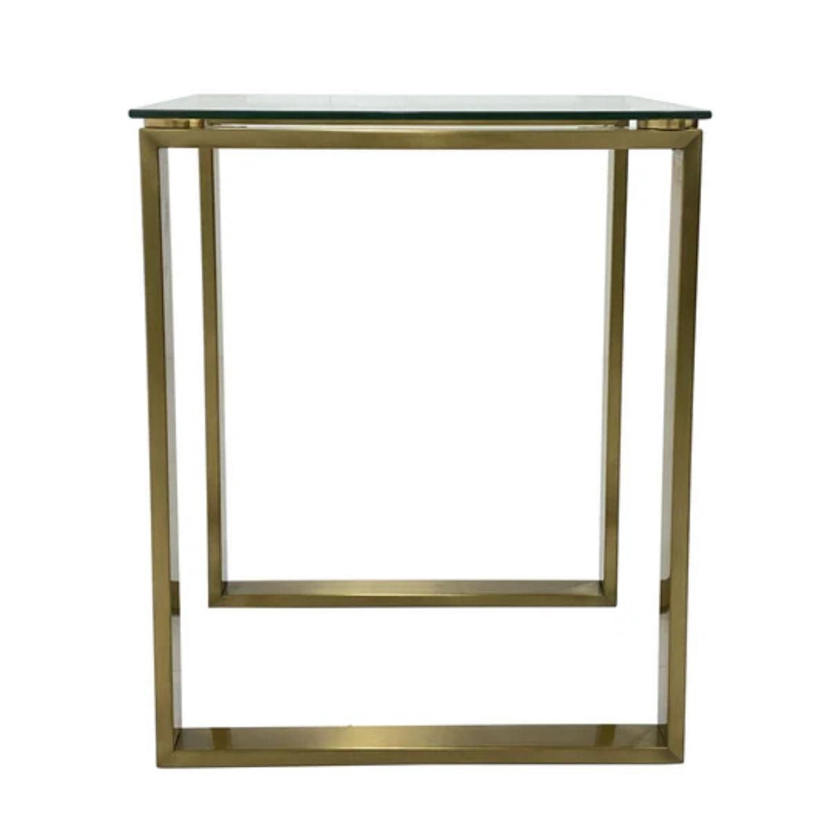 Table d'appoint Gen de couleur dorée