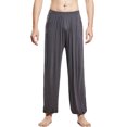 thumbnail image 1 of Pantalon de Pyjama Homme en Coton Tricoté avec Boutons, 1 of 1