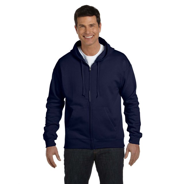Adult EcoSmart 50/50 Full-Zip Hooded Sweatshirt