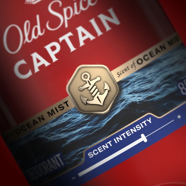 Old Spice Red Collection Deodorant for Men, Captain Scent