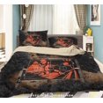 thumbnail image 3 of 3D Forest Basketball Land Quilt Cover Set Bedding Set Duvet Cover Pillowcases, 3 of 3