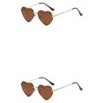 thumbnail image 3 of maskred PVC Heart-Shaped Glasses Non-Slide Silicone Nose Pads And Mulitple Colours For Chic Look Gold Metal Leopard tea 2Set, 3 of 6