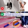thumbnail image 4 of ITTAR Grout Cleanr & Floor Scrub Brush with Long Handle, Extendable Cleaning Scrubber Set-2*Brush Head, 4 of 8