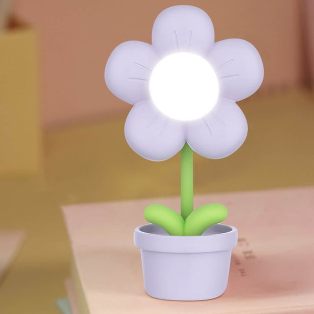 Yhmxh Home Essentials Home Appliances Small Table Lamp Desktop Mini Flower Decoration Small Night Lamp Children's Luminous Toy Decoration Night Lamp Night Light