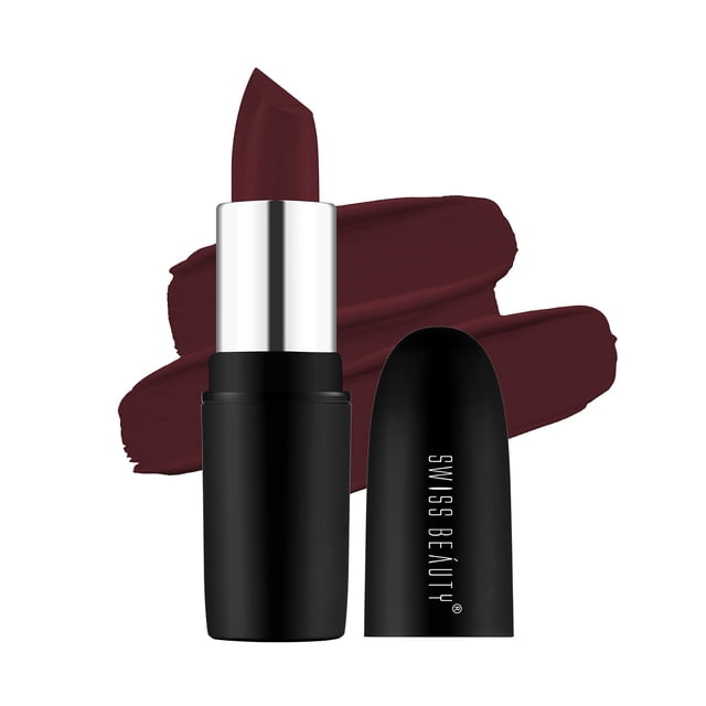 2X Swiss Beauty Pure Matte Lipstick, 3.8gm Each ( Murphy Brown)