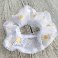 thumbnail image 1 of Hair Elastic Scrunchy Soft Hair Scrunchies Large Intestine Hair Rope Elastic Hair Bands Scrunchy Hair Scrunchies Hair Scrunchies Elastic Soft Gauze Daisy Pattern Large Intestine, 1 of 1
