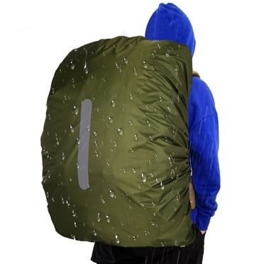 LJNYFDC School Bag Rain Cover Backpack Rain Cover with Reflective Strip Multifunctional Storage School Rain Cover Essential Camping Supplies for Outdoor Enthusiasts