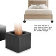 thumbnail image 4 of Ensemble de 4 Pcs Rehausseurs de Pieds de Meuble en Plastique PP Antidérapants pour Table, Bureau, Lit, Sofa, Couleur Noire, 4 of 14