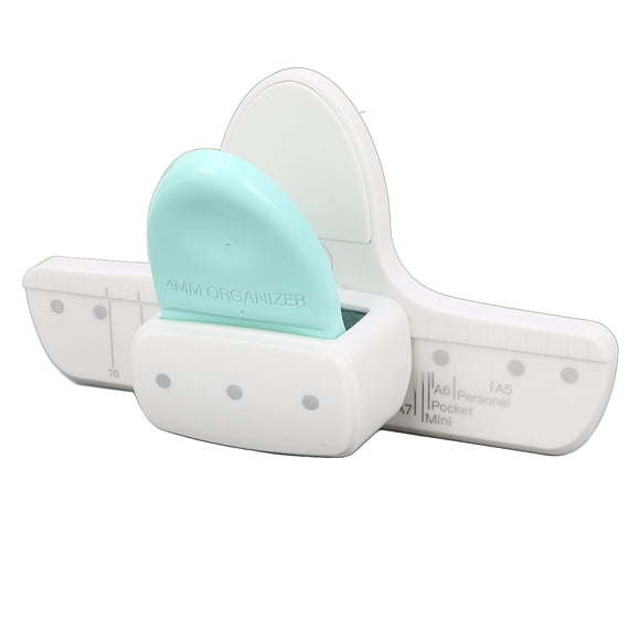 3 Hole Puncher, 8 Sheets Capacity Flexible Alignment Versatile 19mm Spacing 3 Hole Punch for A4 A5 A6 A7