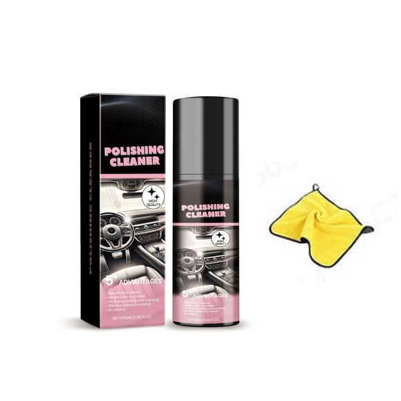 cpengpj Clearance Automotive Interior Polishing Agent Decontamination Maintenance Polishing Maintenance Glazing Antis-fouling Automotive Polishing Agent100ml