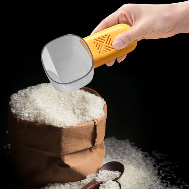 TIMIFIS Rice Spoon Multifunctional Rice Scooping Spoon Household Food Grade Kitchen Cereal Spoon Insect Proof Digging Flour Measuring Rice Kitchen Appliances