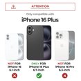 thumbnail image 2 of Dexnor for iPhone 16 Plus Case with Slide Camera Cover & Adjustable Kickstand & Built-in Screen Protector,Compatible with MagSafe Shockproof Bumper Cases Heavy-Duty Magnetic Protective Cover, Black, 2 of 8