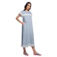 thumbnail image 3 of Moomaya Chemise de Nuit à Manches Courtes pour Femmes en Coton Imprimé, 3 of 6