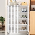 thumbnail image 4 of EGNMCR Shoe Rack for Closet Multi-layer Shoe Rack Dusts-proof Stackable Shoe Rack Storage Rack Sturdy Metal And Plastic Material Ideal For Closets Bedrooms Hallways Living Rooms Plastics shoe rack, 4 of 6