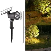 Rbaofujie Solar Lights Solar Spotlights Outdoor Light Control Ground Inserted Lights Household Outdoor Courtyard Lights Garden Tree Lights Outdoor Solar Lights