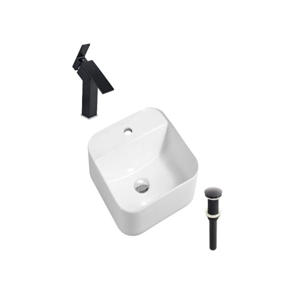DROP Bath and Kitchen DR091252 Bathroom Vessel Sink Set
