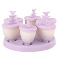 thumbnail image 1 of Coofit Ice Cream Mold DIY Fish Shape 6-Capacity Ice Pop Mold Popsicle Mold for Home, 1 of 10
