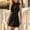 Black, variant on pstuiky Summer Dress, Women’S Sleeveless Round Neck A-Line Mini Dress Solid Workwear Shift Dress for Office & Party Elegant Fitted Casual Day Dress for Women