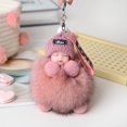 thumbnail image 2 of Kcodviy Sleeping for Babies Suitable Thin Key Rings Pendants Car Keychain Women Holder Pompon with Sleeping Furry Womens Slim Wallet Keychains Or Keychains, 2 of 2