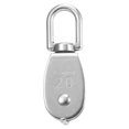 thumbnail image 2 of 3pcs Lifting Single Pulley Stainless Steel Heavy Duty Single Wheel Lifting Rope Pulley Block, 2 of 8