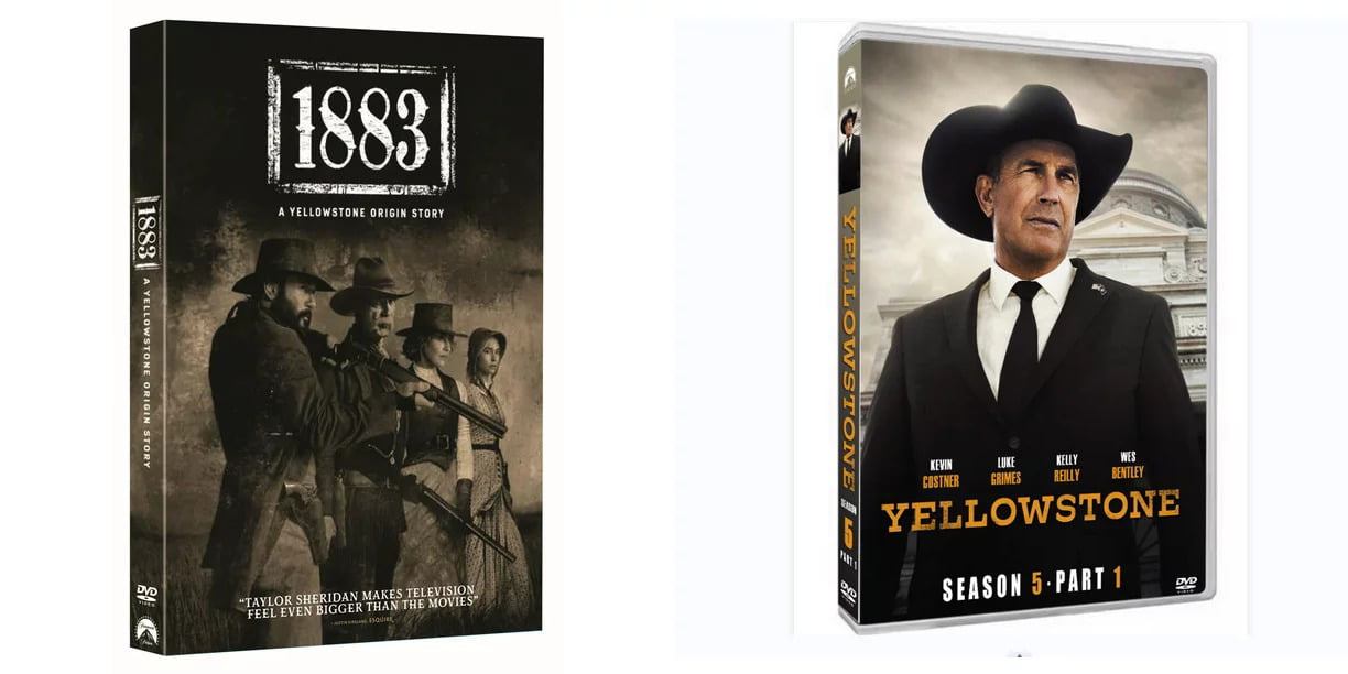 Yellowstone Season 5 Part 1 & 1883 Season 1 (DVD) -English only