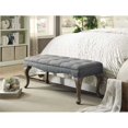 thumbnail image 3 of Pemberly Row Banc de Chambre à Coucher en Lin Cabriolet en Gris Lavé, 3 of 3