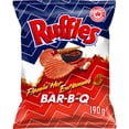 thumbnail image 1 of Ruffles Flamin’ Hot Bar-B-Q flavoured Potato Chips, 1 of 10