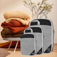 thumbnail image 3 of Compression Packing Cubes, Extensible Luggage Packing Organizers for Woman 3Pcs, 3 of 8