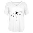 thumbnail image 3 of Birdeem T-Shirt à Manches Courtes Imprimé pour Femmes, 3 of 4