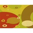 thumbnail image 1 of Ahgly Company Tapis Rectangulaire Lavable en Machine Intérieur Transitionnel Orange Rouge Orange, 5 Pieds x 7 Pieds, 1 of 7