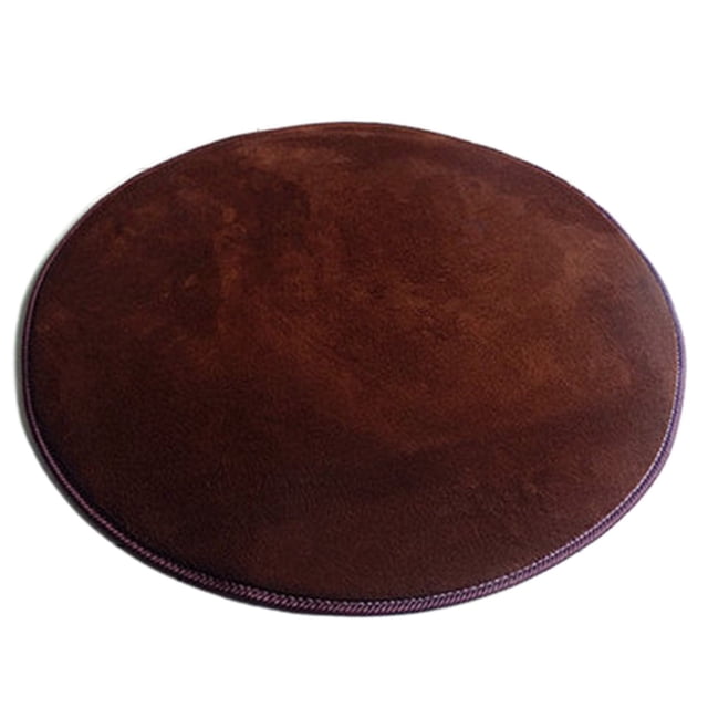 RKSTN un Tapis Rond Uni en Velours Mousse Tapis Tapis Chambre Paillasson Tapis de Sol Tapis