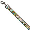 thumbnail image 2 of Dog Leash Adventure is Out There Stacked Wilderness Explorer Badges Tan 6 Feet Long 0.5 Inch Wide, 2 of 3