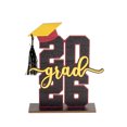 thumbnail image 2 of 2026 Graduation Season Wooden Tabletop Holiday Decorative Ornament Graduation Season Gift, 2 of 7