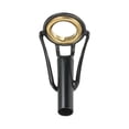 thumbnail image 4 of Unique Bargains 4.0mm Stainless Steel Fishing Rod Tip Repair Kit Pole Ring Guide Replacement, Golden 8 Pack, 4 of 5