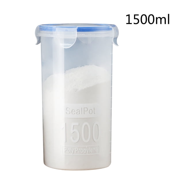 Oleegame 1 Pce Rangement de Produits Boîte de Rangement de Cuisine Scellée Conservation des Aliments Contenant de Conservation en Plastique Réservoir de Rangement Grains Boîte Scellée