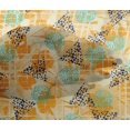 thumbnail image 4 of oneOone Viscose Chiffon Pale Yellow Fabric Geometric Sewing Craft Projects Fabric Prints By Yard 42 Inch Wide, 4 of 4