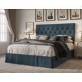 thumbnail image 3 of HMD Zachary Full Tufted Upholstered Platform Bed, Denim Blue, 3 of 3